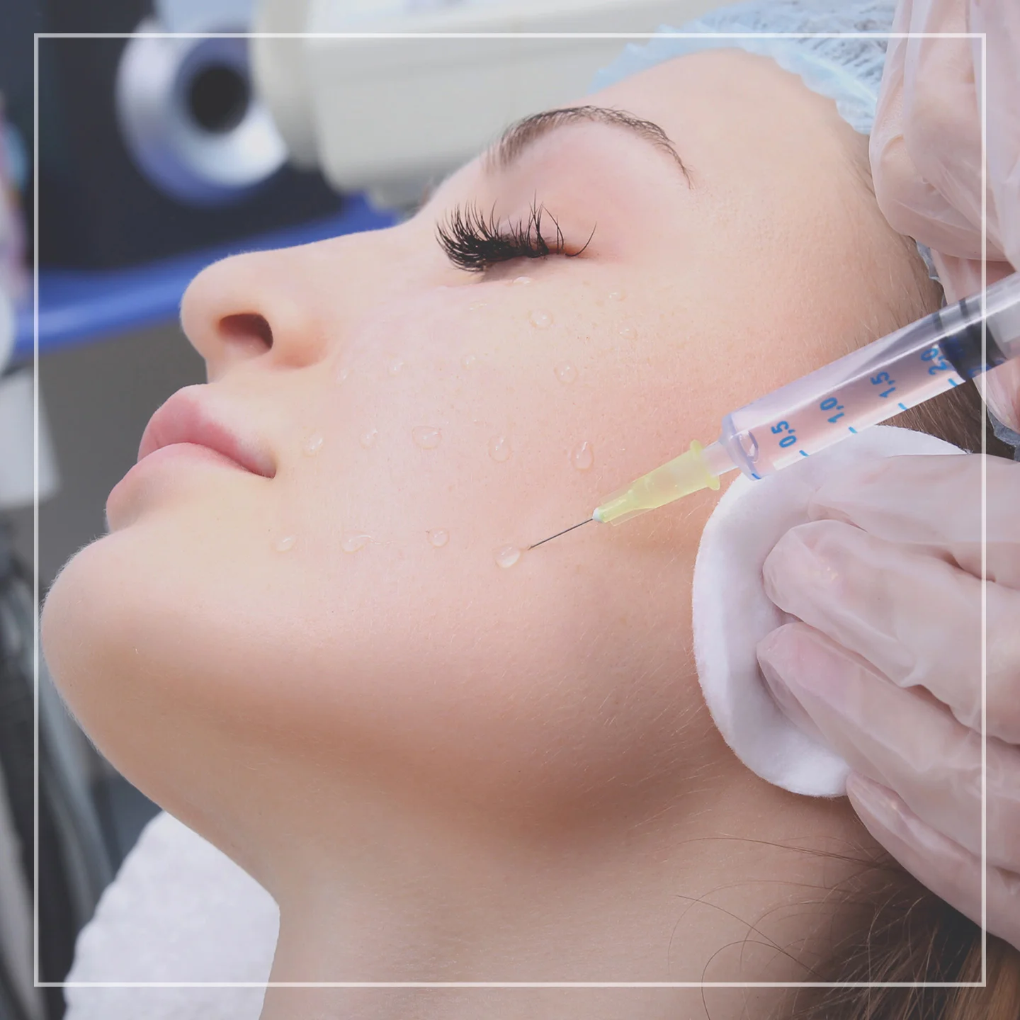 Mesoterapia facial con vitamina C y Ácido hialurónico